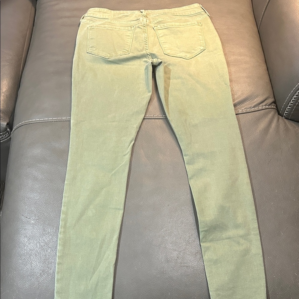 Old Navy Rockstar Super Skinny Women's Light Green Jeans, size 30/28 - Picture 6 of 6